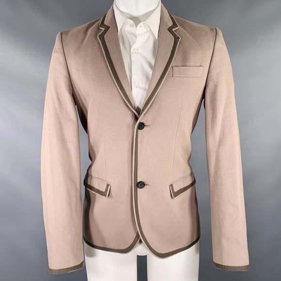 MARC by MARC JACOBS Other - MARC by MARC JACOBS Taupe Moleskin Cotton Notch Lapel Sport Coat